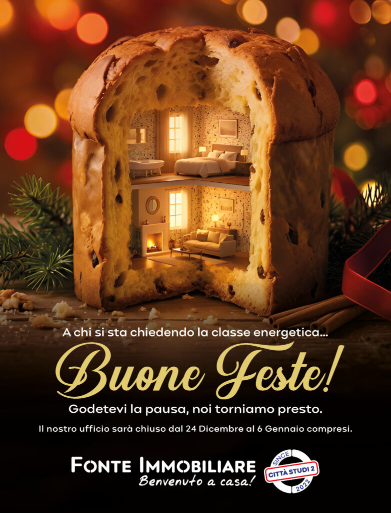 Il nostro ufficio sarà chiuso dal 24 Dicembre al 6 Gennaio compresi.
Buone Feste! 